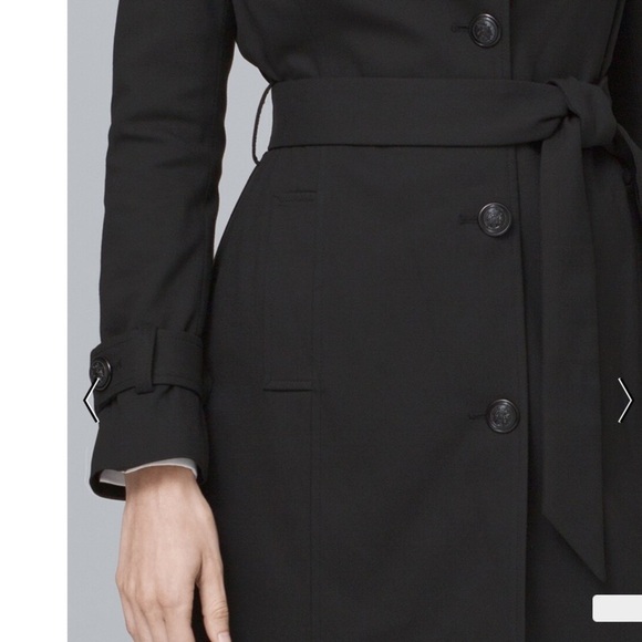 New - WHBM trench coat “price is firm” - Picture 6 of 10